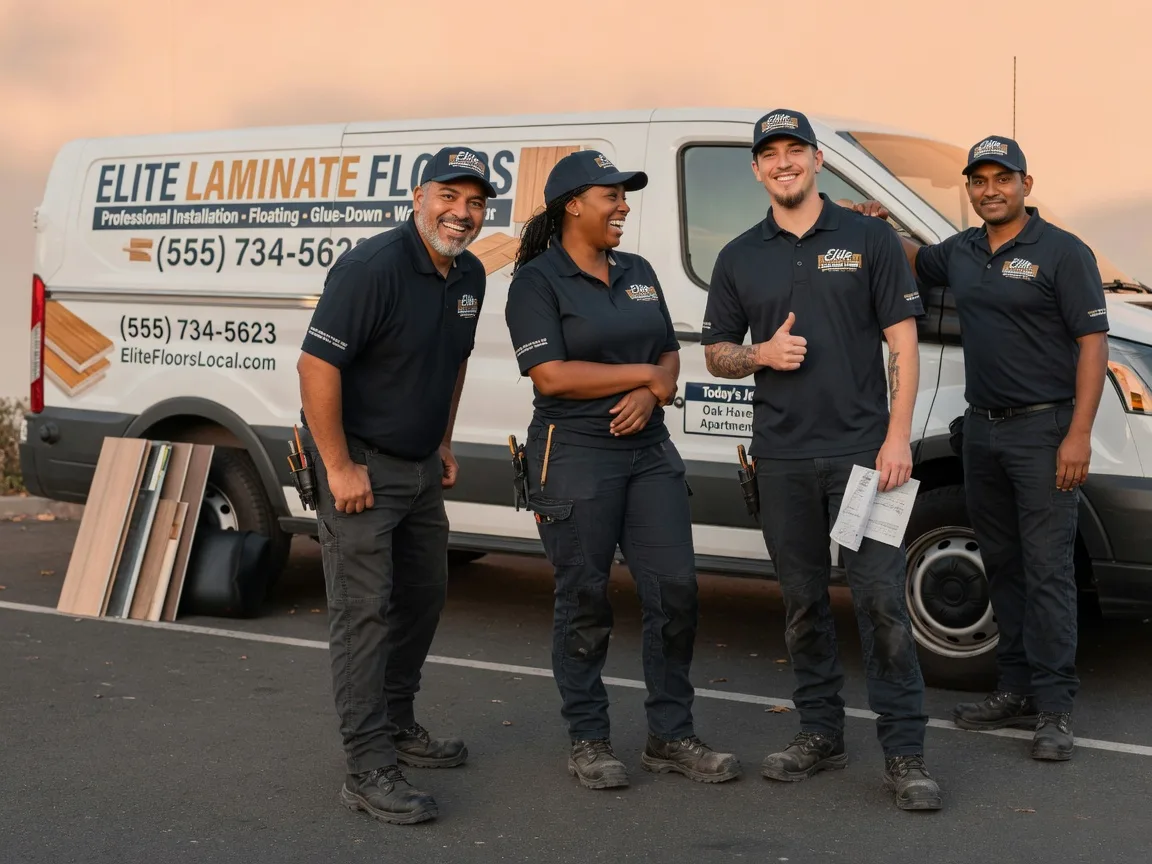 Laminate flooring installation company in Sciota, IL